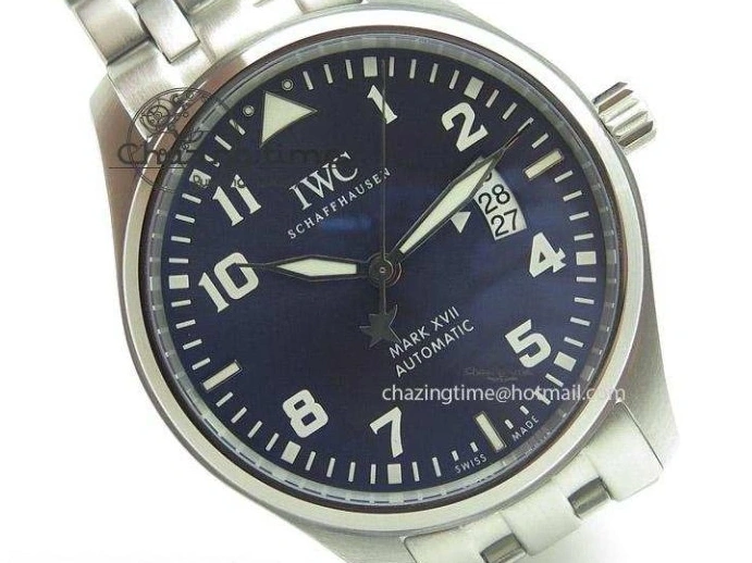 MIROTIME 1227 Mark XVII Le Petit Prince MK Maker 1:1 Best Edition SS Blue Dial On SS Bracelet A RelaxedFit 7376